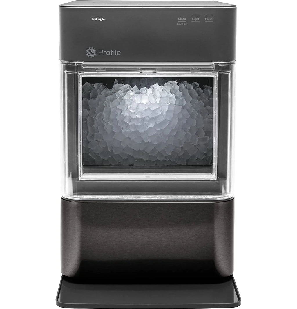 2.0 Countertop Nugget Ice Maker | Ice Machine with WiFi Connectivity | Smart Home Kitchen Essentials | Black Stainless