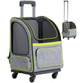 Hybrid Adventurer Pet Backpack with Removable Wheels and Telescopic Handle