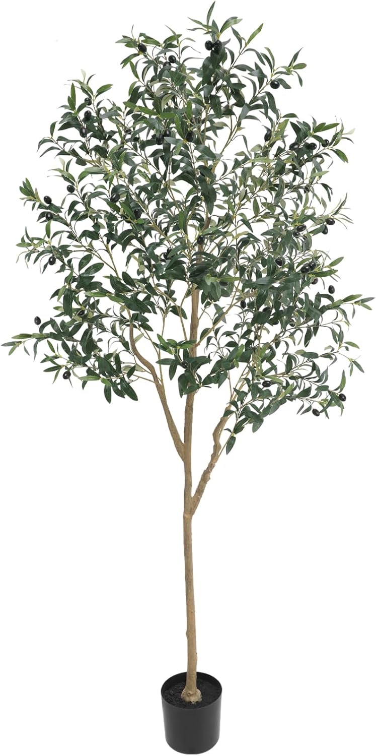 6ft Artificial Olive Tree in Pot