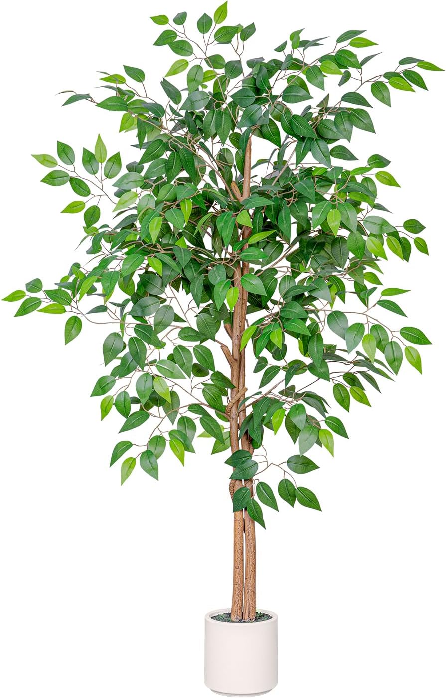 5ft Artificial Ficus Tree with Planter