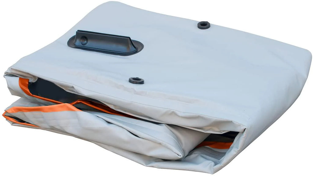 120/220 Inflatable Tandem White-Water Kayak with High Pressure Floor and EVA Padded Seats with High Back Support, Includes Action Cam Mount, Aluminum Paddles, Pump and More