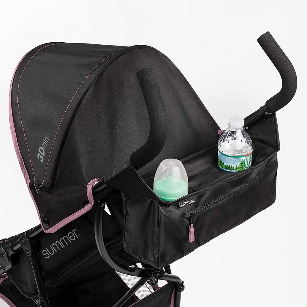 Convenience Stroller, Blue/Black Lightweight Infant Stroller with Compact Fold