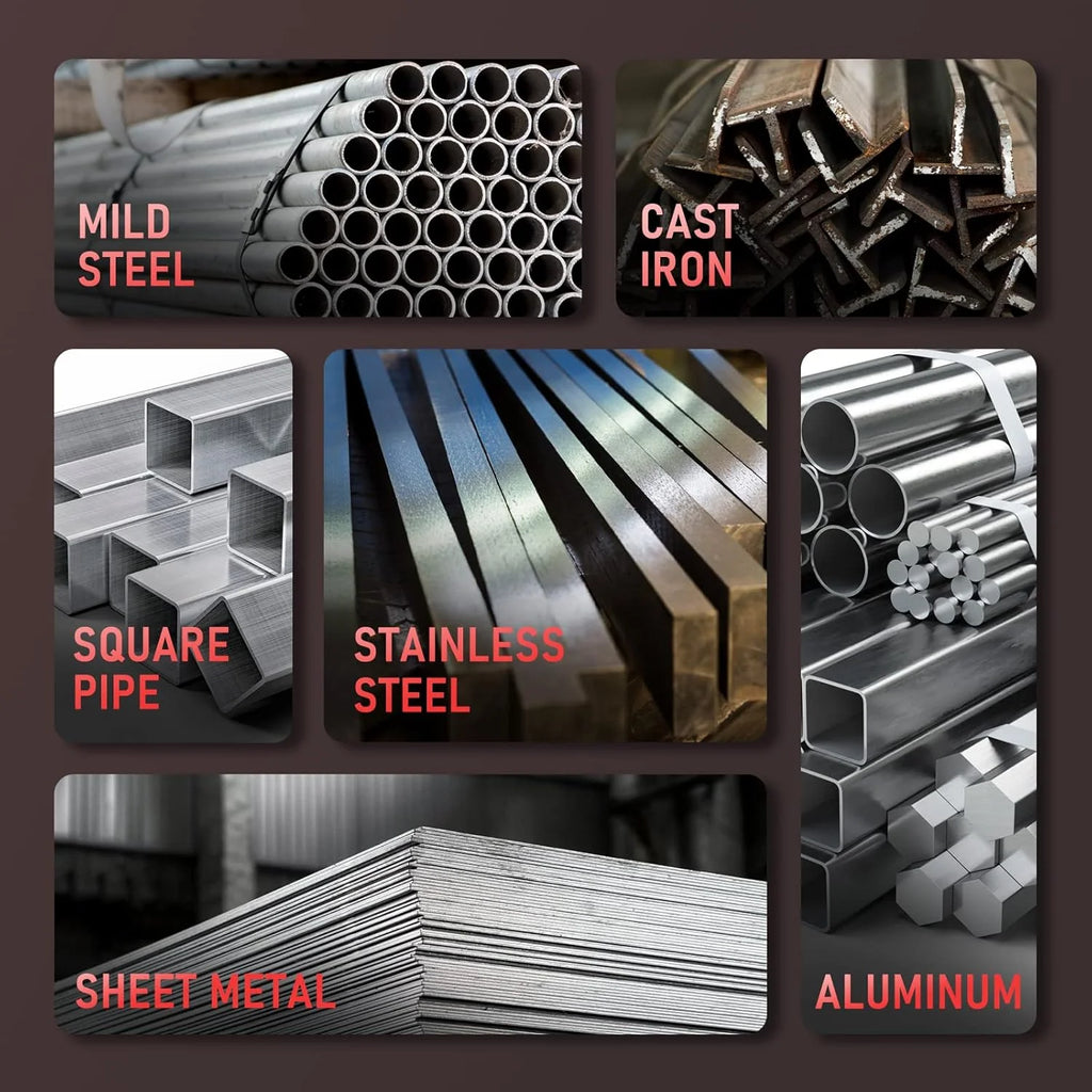 135Amp MIG Welder,110V Flux Core Welder Flux Core MIG/Lift TIG/Stick 3-in-1 Large LED Digital Display Welding Machine IGBT Inverter Welder FLUX-135PRO