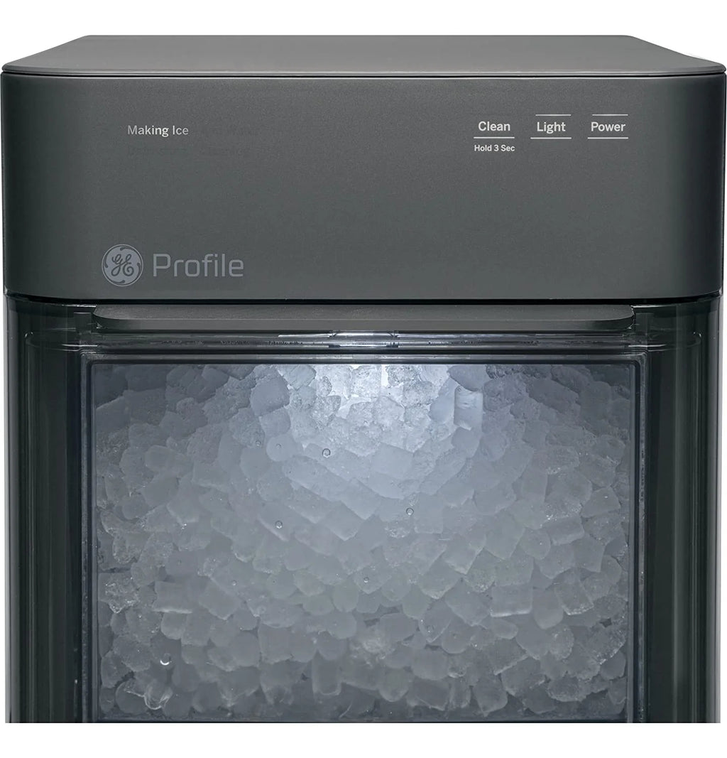 2.0 Countertop Nugget Ice Maker | Ice Machine with WiFi Connectivity | Smart Home Kitchen Essentials | Black Stainless