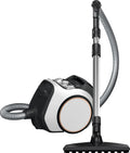 Bagless cylinder corded vacuum cleaner, powerful, compact and agile